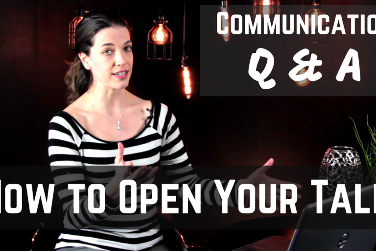 how to open a talk