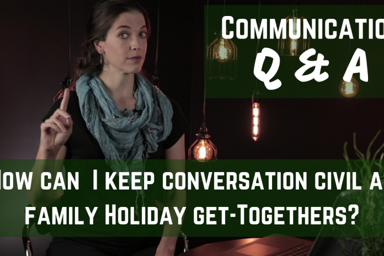 How to keep conversation civil at family holiday gatherings